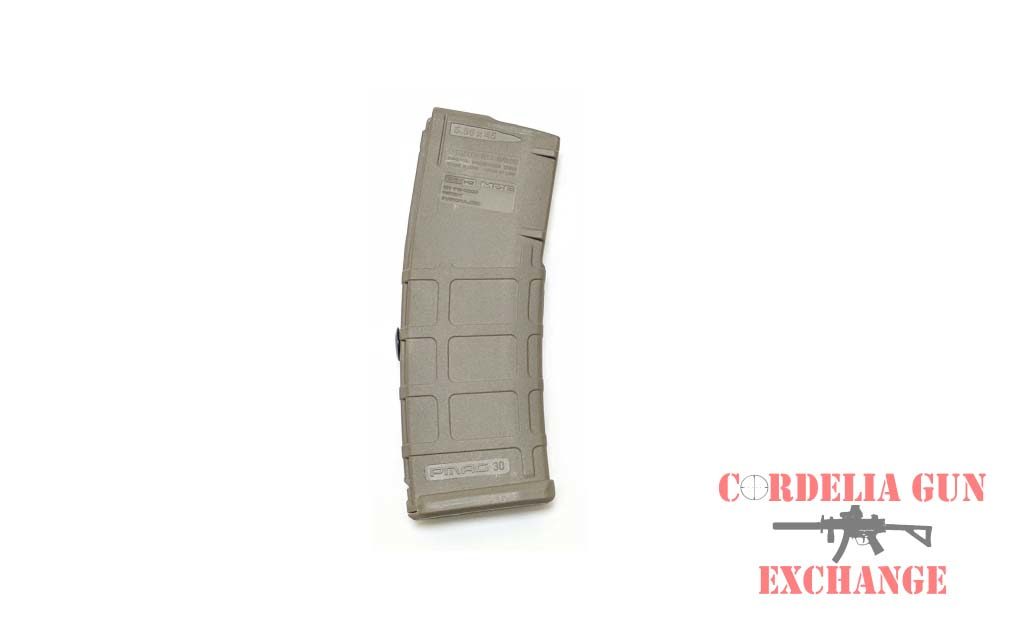 The Magpul 10-30 AR15 556mm FDE Magazine is legal in California, New York, Connecticut, DC, Maryland and Massachusetts! Available from Cordelia Gun Exchange!