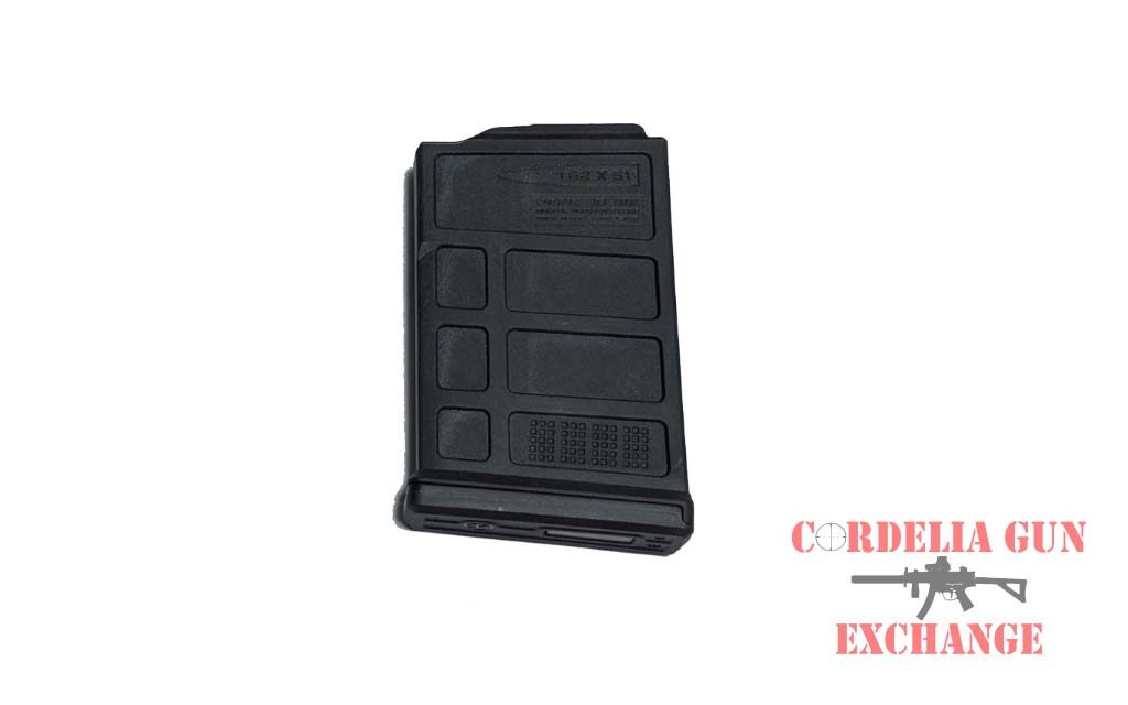 The Magpul 308WIN Short Action Magazine 10 Round AC-AICS is legal in California, New York, Connecticut, DC, Maryland and Massachusetts! Available from Cordelia Gun Exchange.