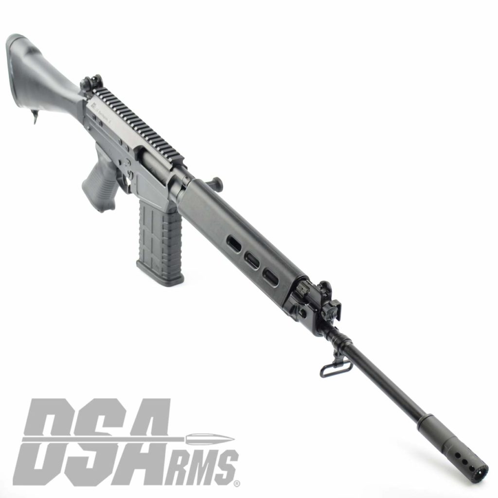 The DSA SA58 FAL 21 Inch Range Ready Traditional Full Size 308WIN rifle is California Legal, and includes a featureless grip-wrap and 10/20 Magazine!
