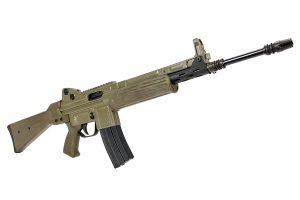 Marcolmar Cetme-L 5.56mm Green Rail CA legal The Cetme-L is a unique roller-locked rifle that is a must have in your collection!  Takes metal AR15 magazines!