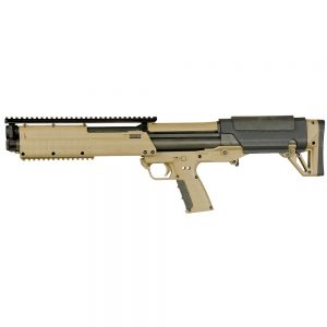 The Kel-Tec KSG FDE 12GA The Kel-Tec KSG FDE 12GA shotgun is any gun lovers dream.  Combining an extremely compact design with an innovative feeding system, the KSG brings up to 15 rounds of home defense capacity to table.