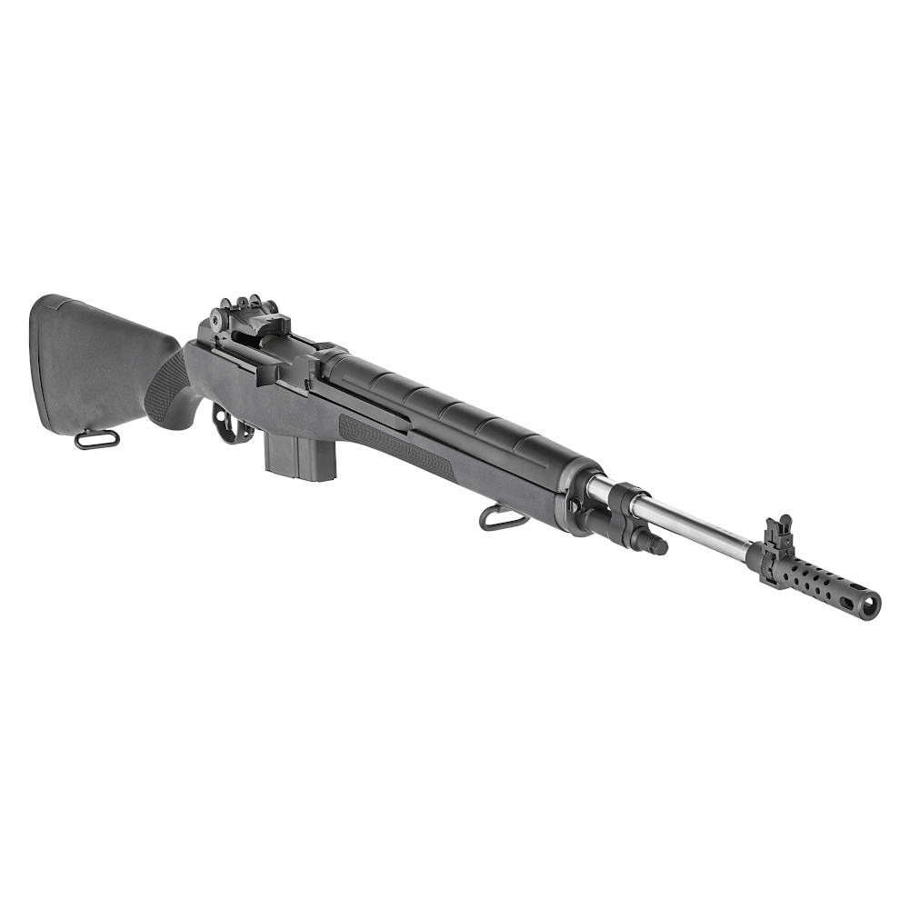 The M1A Loaded Precision 6.5 Creedmoor rifle melds the classic and contemporary with this cutting-edge Information Age 6.5 Creedmoor chambering, midline ambidextrous safety and a competition-grade National Match 4.5-lb. trigger. An appealing aesthetic dissonance is added to the M1A Loaded 6.5 Creedmoor CA overall package with the stainless medium weight barrel.