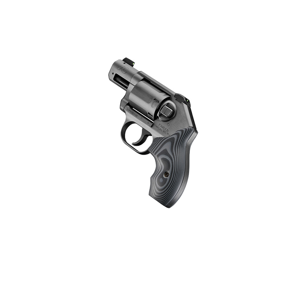 The CA compliant Kimber K6S DC 357MAG is Based on the world’s lightest production 6-shot .357 Magnum revolver platform. The DC (Deep Cover) features tritium night sights, superior ergonomics, G10 grips, a smooth match-grade trigger and a black DLC finish.