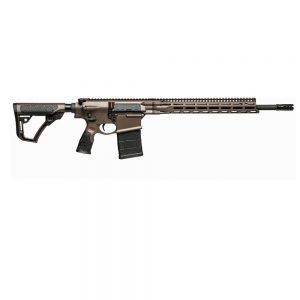 The CA compliant Daniel Defense DD5 V4 308 MILSPEC+ CA AR-10 style rifle chambered in 7.62x51mm NATO provides even greater long-range precision shooting capability. The perfected bolt carrier group is easy to maintain and operate in all conditions, and reduces overall recoil impulse. A consistent feel when shooting suppressed or unsuppressed is achieved with an adjustable gas block included in the highly accurate and durable DD5 V4 308 MILSPEC+ CA rifle.