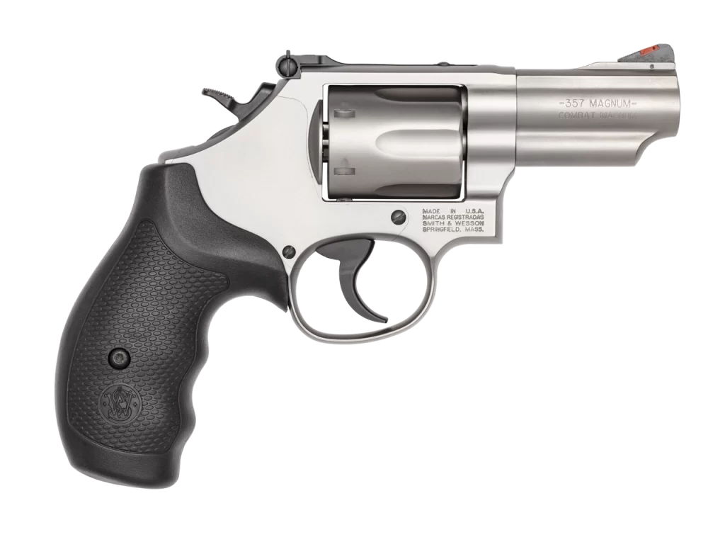 The CA compliant S&W 66 2.75IN 357MAG revolver pairs together the K-Frame size with the power of the 357 Magnum round giving the user a compact, yet effective handgun for every day use.