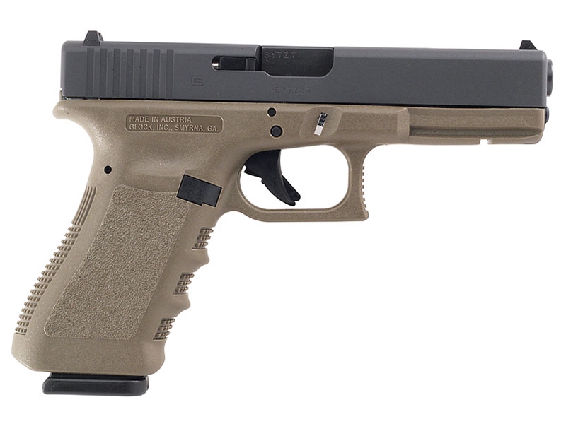 The California compliant GEN3 Glock 17 ODG is tried and tested by most police forces across the United States and has stood the test of time.