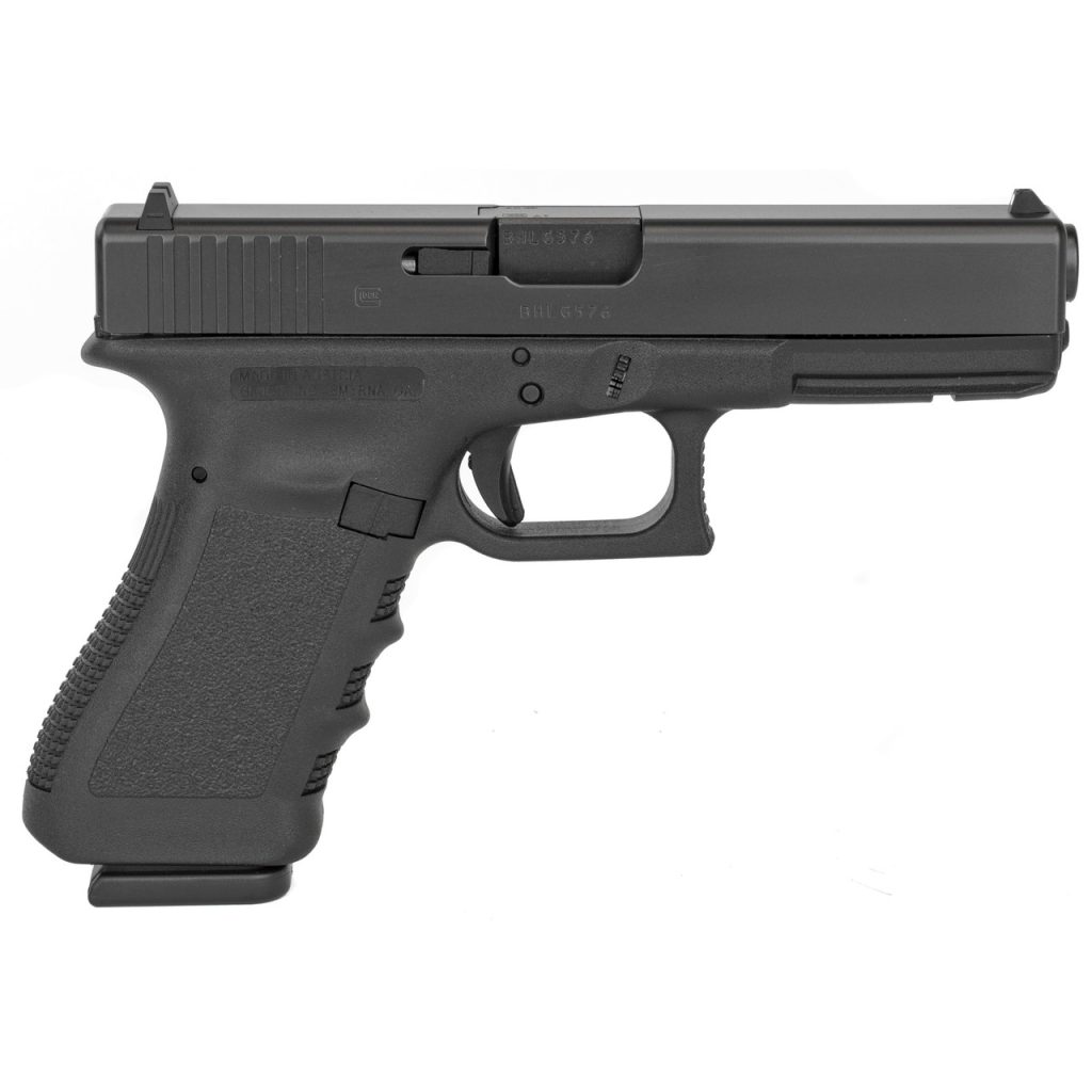 The California compliant Glock 22 Gen3 BLK is a full size handgun chambered in 40 Smith and Wesson giving you the stopping power you need!