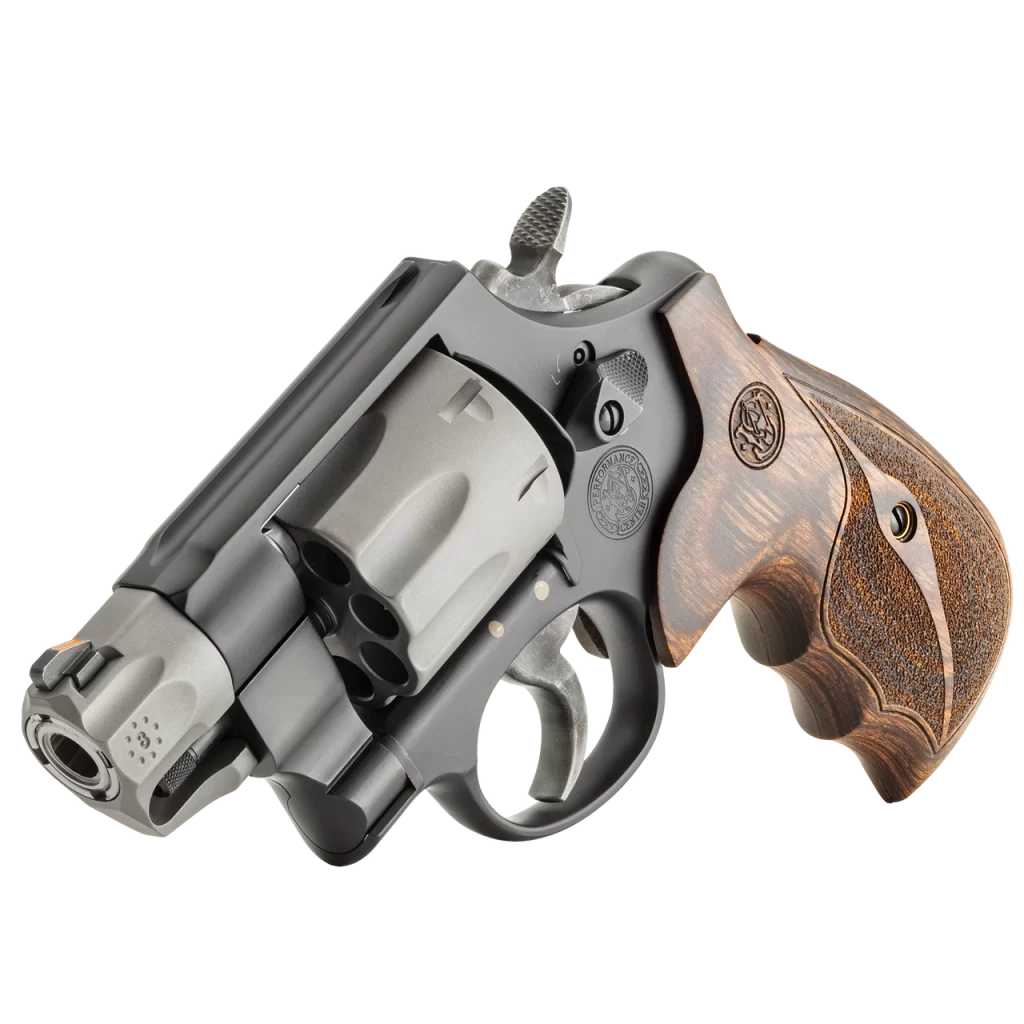 The CA Compliant S&W Model 327 PC Performance Center 357MAG was designed from the ground up to be an ultra light, yet high performance revolver.