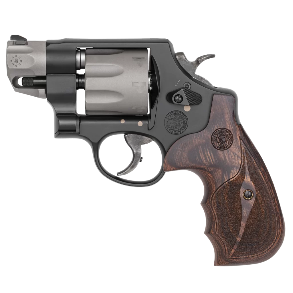The CA Compliant S&W Model 327 PC Performance Center 357MAG was designed from the ground up to be an ultra light, yet high performance revolver.
