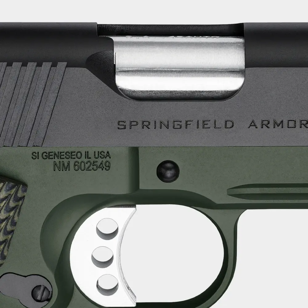 Upon special request by the Marine Corps, the design and function of the CA compliant Springfield MC Operator 45ACP was catered to the needs of the Special Operations Forces who requested it.